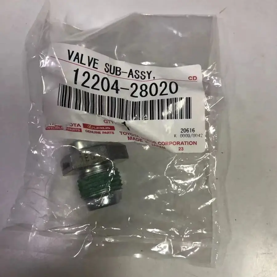 

12204-28020 положительная вентиляция Картера PCV клапан для Toyota Camry Solara Highlander Scion tC 2.4L-14 Toyota RAV4