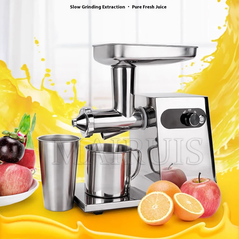 

200W Fruit And Vegetable Low Speed Juice Extractor Slow Masticating Auger Juicer Compact Cold Press Juicer Machine