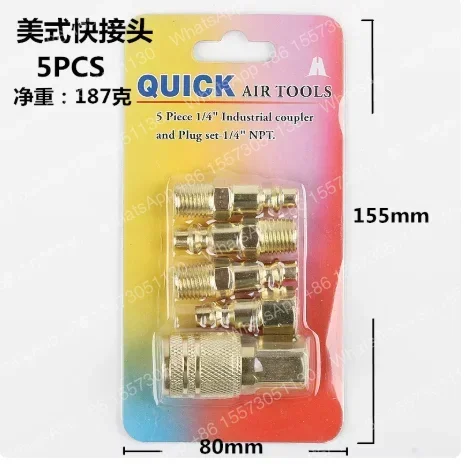 American connectors European connectors, internal, external, tracheal, pneumatic quick exchange connectors