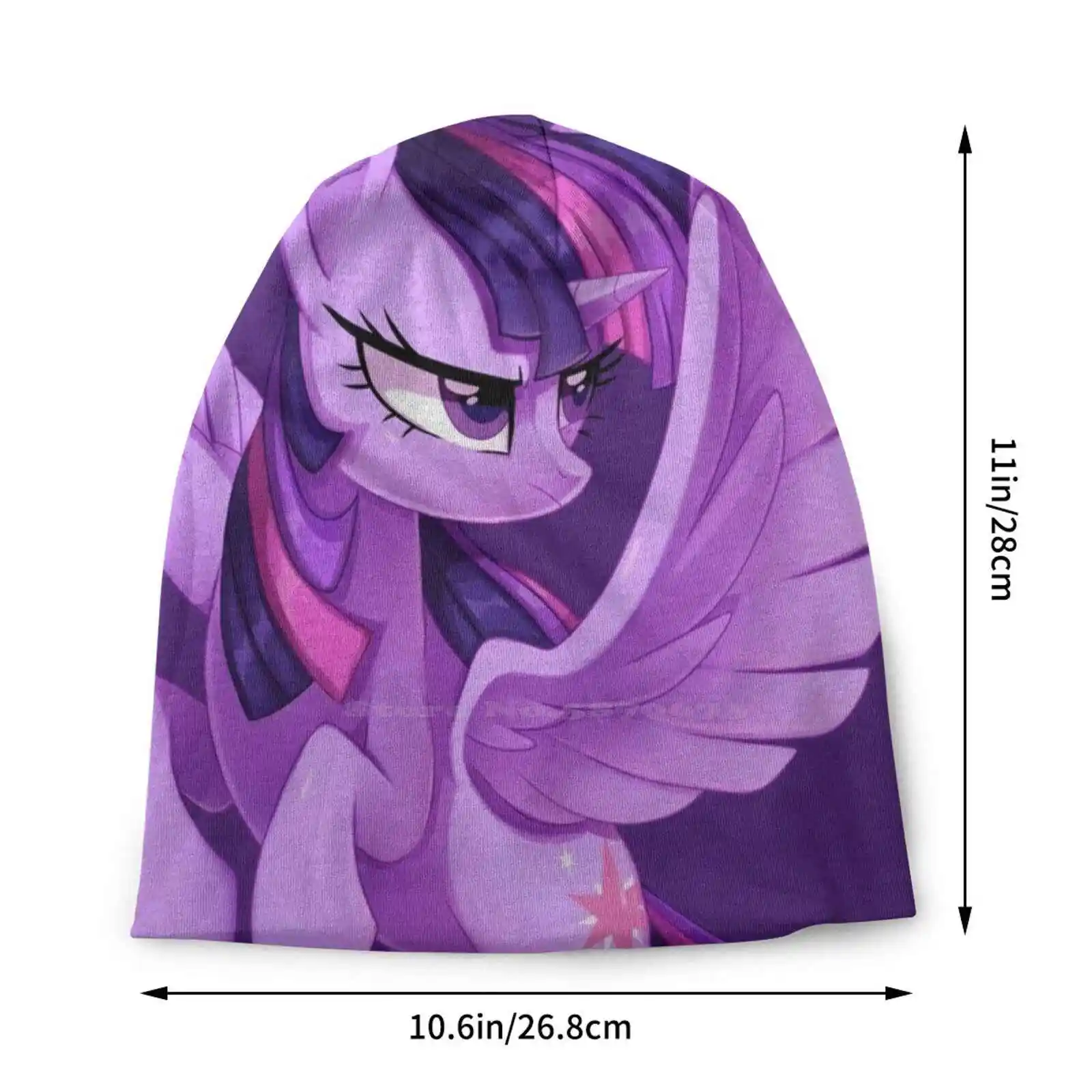 Twilight Sparkle Knitted Hat Warm Beanie Outdoor Caps Twilight Sparkle Mlp My Little Brony Princess Cutie Mark Cute