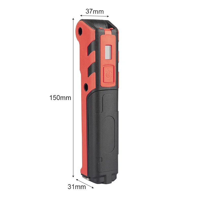 USB Rechargeable Flashlight Working Light Camping Waterproof Torch Built-in Battery COB LED Lantern Linternas with Magnet/Hook