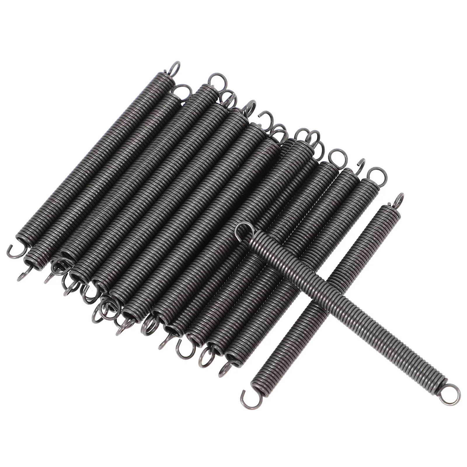 

20Pcs High Tensile Strength Springs with Hooks for Fences and Appliances Tension Spring Extension Spring Stainless Steel Springs