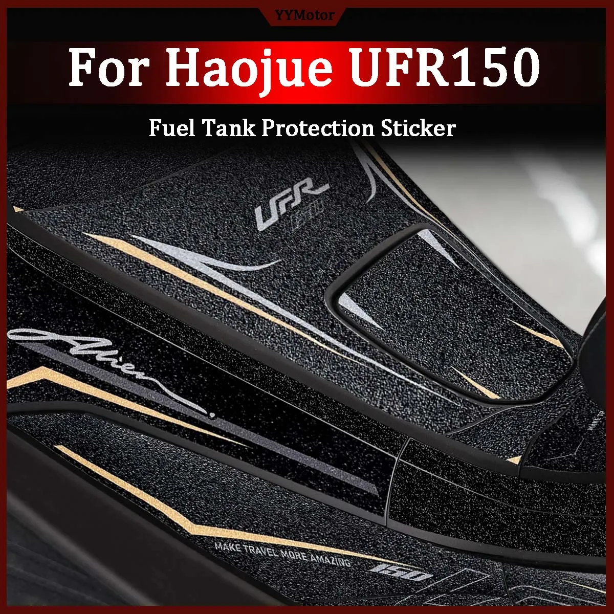 

Наклейки для мотоцикла HAOJUE UFR150, защитные виниловые наклейки на топливный бак, матовые, устойчивые к царапинам, аксессуары, декор