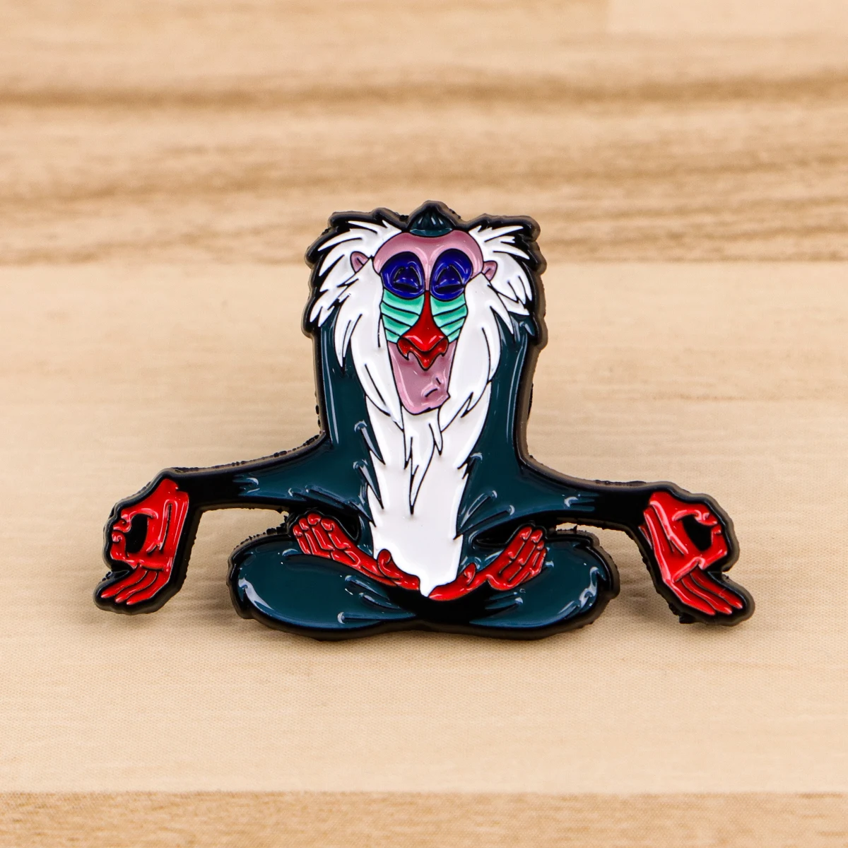 Pin esmaltado de mago divertido, insignias de mono de dibujos animados en mochila, broches para mujer, alfileres de solapa para Collar, accesorios de Cosplay, juguetes, regalos