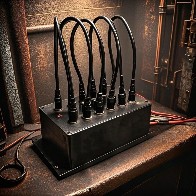 Real Life Escape Room Props Puzzles Game Plug Wire Box Insert Wires Into Correct Hole to Unlock Mechanism Adventurer Game System