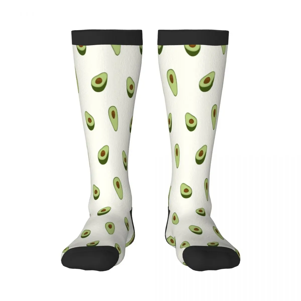 

Unisex Socks Breathable Long Business Harajuku Socks Avocado Pattern Sox Sokken for Outdoor Sports