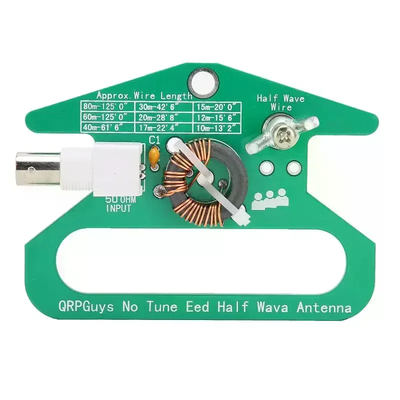 1Pcs 50ohms Impedance Component No Tune End Fed Half Wave Antenna Module Portable Assembly