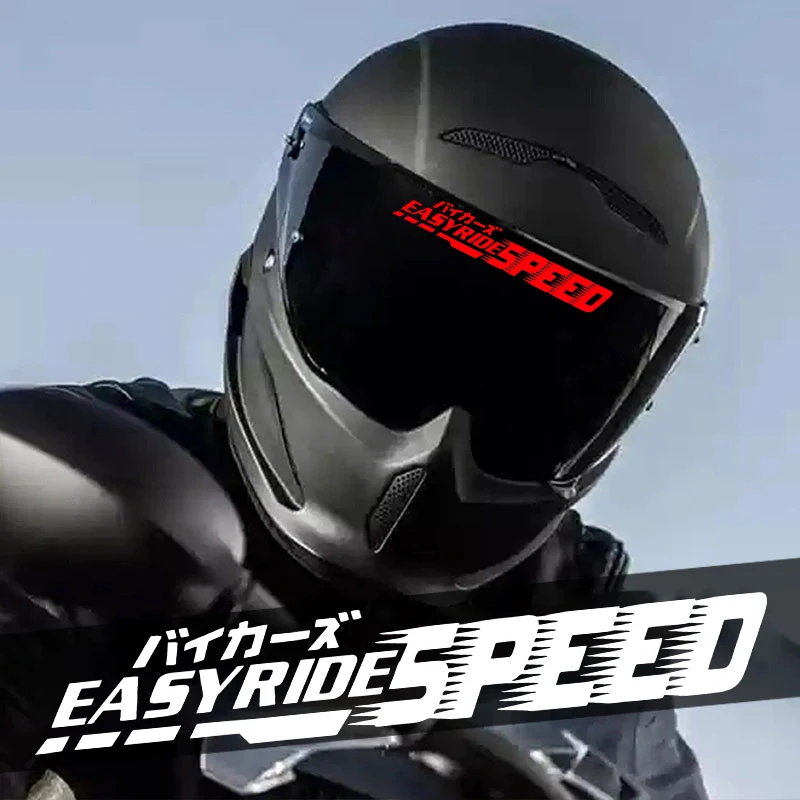 1PC EASYRIDESPEED オートバイ防水ステッカーオートバイヘルメットテールボックス燃料タンク自転車ボディユニバーサルビニールデカール