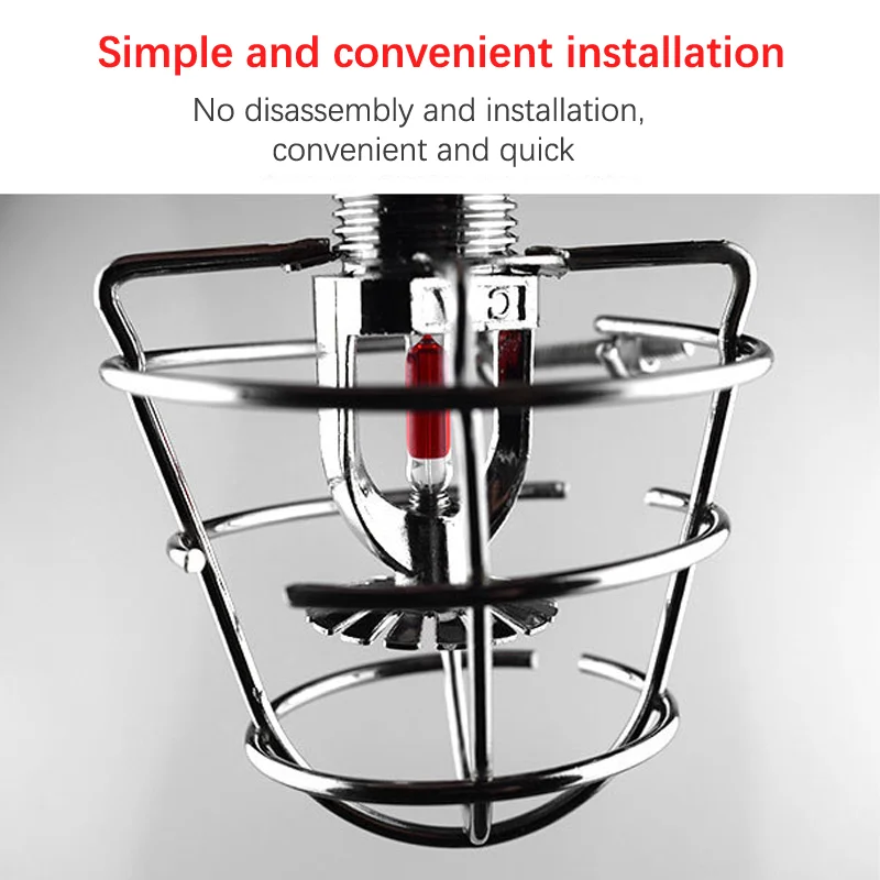 Anti-collision Does Not Need Be New Iron Fire Sprinkler Head Cover Protector Protector Protective Cover Bracket Frame ﻿