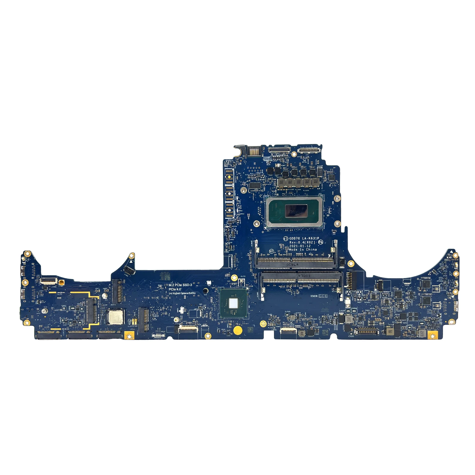 LA-J171P Voor Dell Precision Precision 7550 LA-J171P Moederbord 100% Getest Laptop Moederbord
