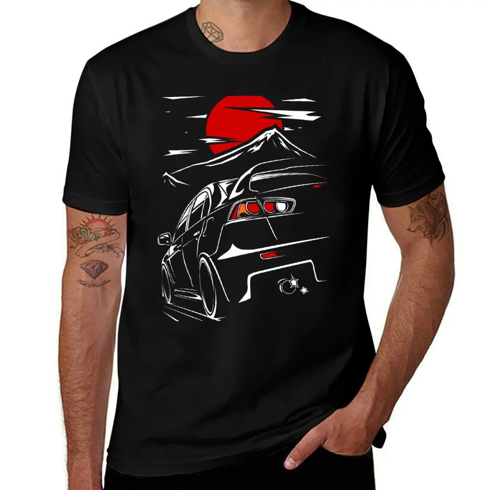 

Mitsubishi Lancer Evo X T-Shirt croswit shirt man oversized graphic tee men tshirt