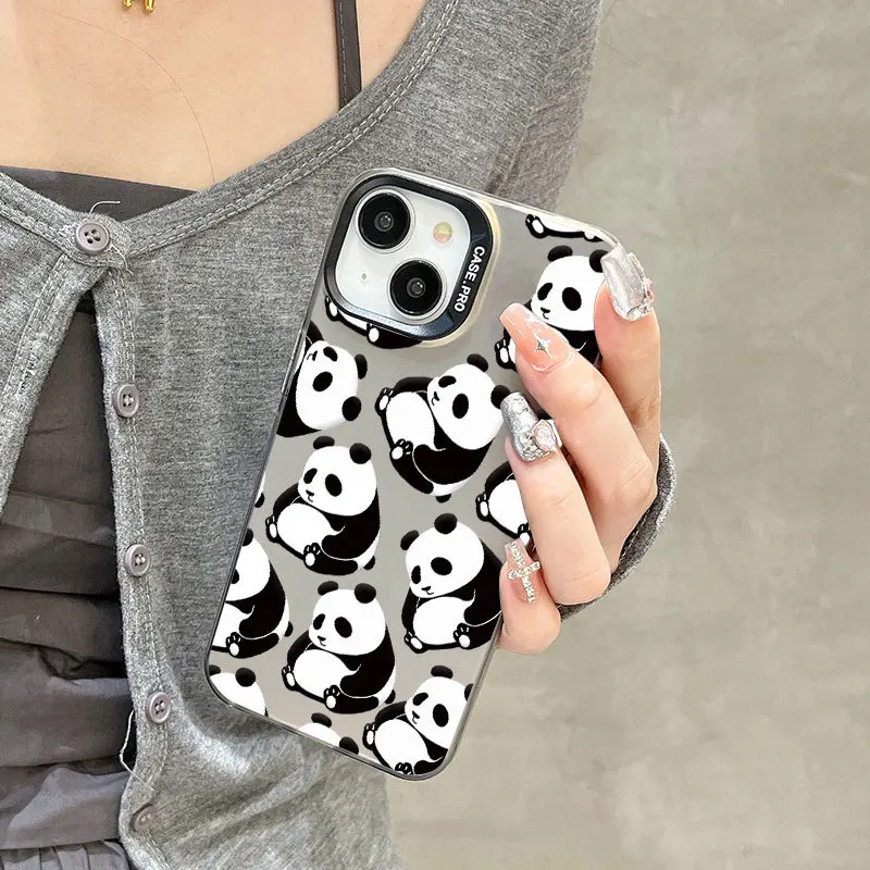 Cute Cartoon Chubby Panda Mobile Phone Case For IPhone12 13 13Pro 13ProMax 14 14Pro 14ProMax 15 15Pro 15ProMax