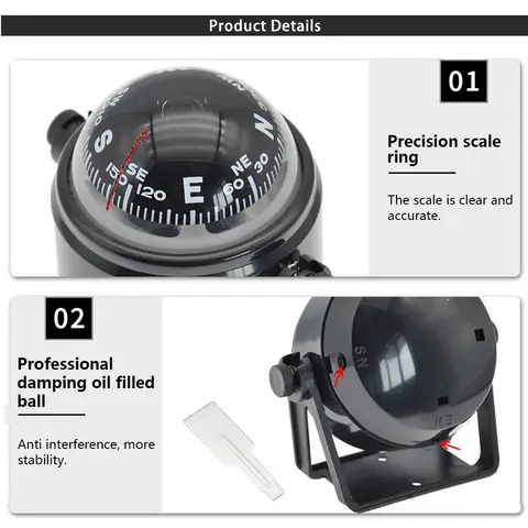 6 best sales boat compass - №1