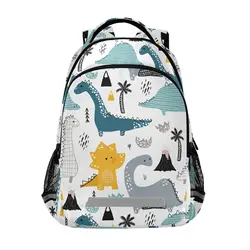 Backpack School Bag For Teenage Boys Waterproof Children Dragon Design Bookbags For College High School Students Kids Backpacks