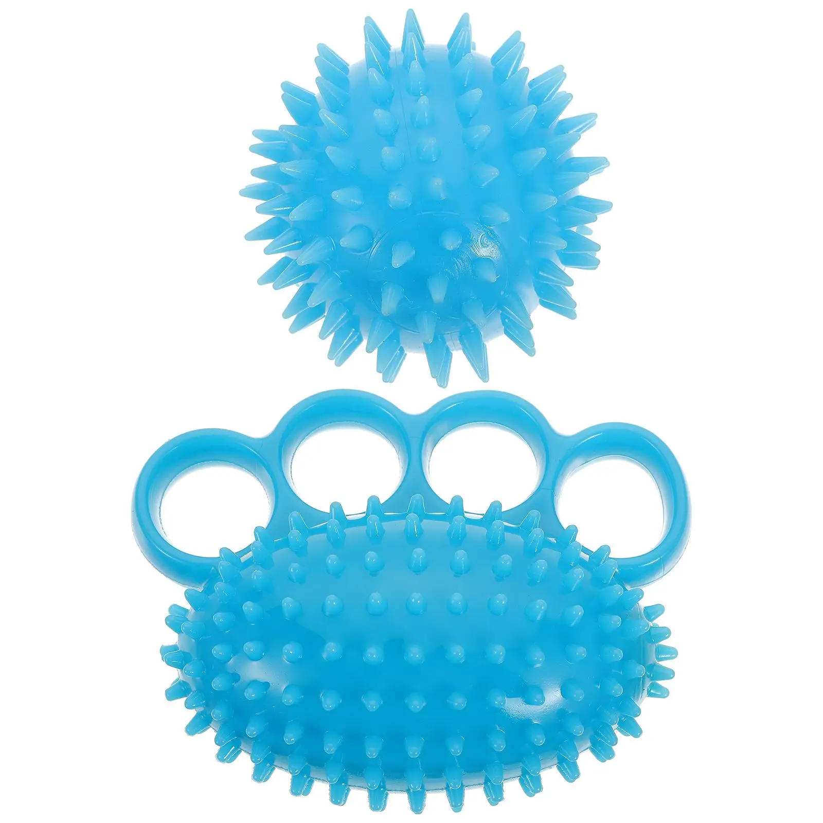 

2Pcs Hand Grip Balls Massage Exercisers for Finger Wrist Forearm Rehab Portable Material High Elasticity Fitness Accessories