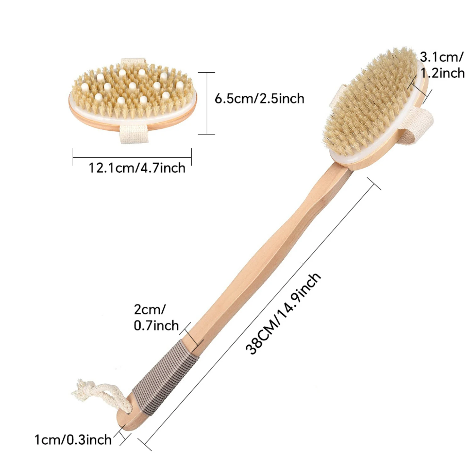 Transform Your Shower Routine with Our Long-Handled Back Scrubber for Men and Women - Enhance Your Shower Experience!