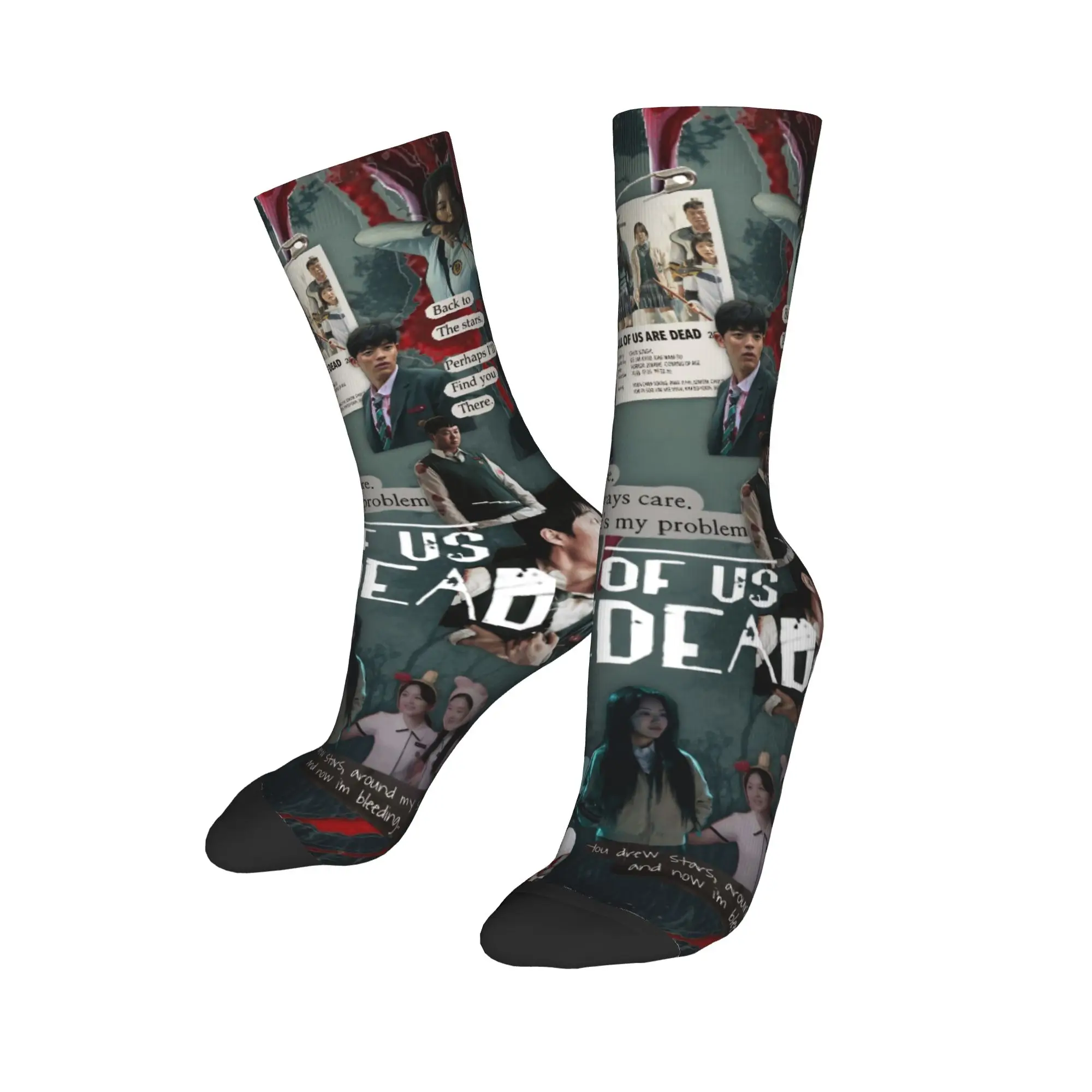 جميعنا ميتة الجوارب المضادة للانزلاق جوارب الكبار الرجال جودة تسلق الجوارب الشتاء الجدة نمط الجوارب