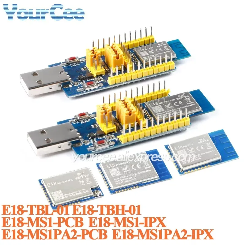 Беспроводной модуль Wi-Fi CC2530 Zigbee 2,4 ГГц E18-MS1PA2-PCB E18-MS1PA2-IPX EBYTE E18-MS1-PCB CC2530F256 E18-TBH-01 E18-TBL-01