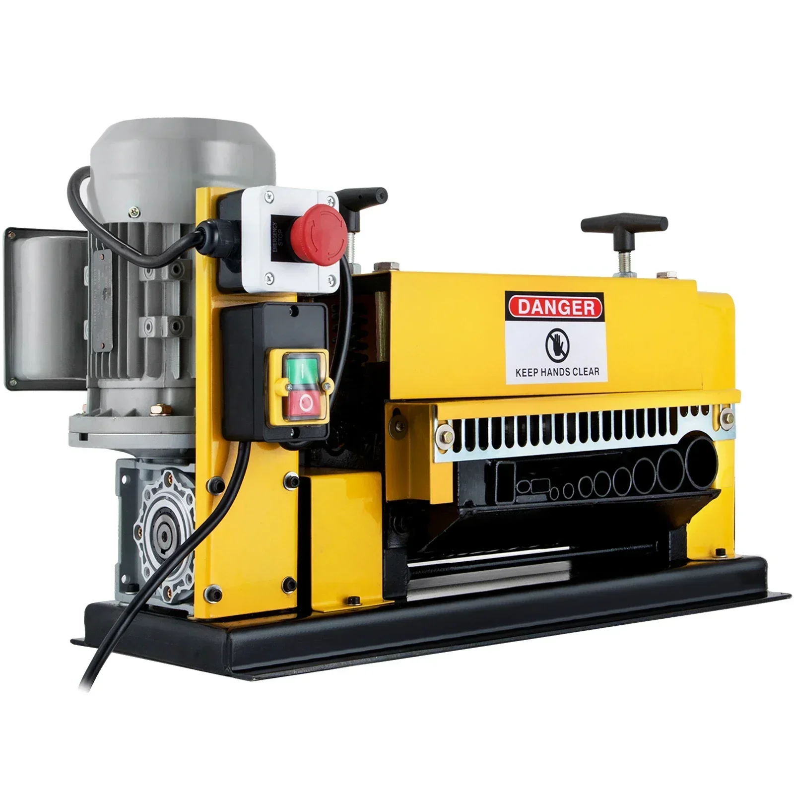 SIHAO Elektrische automatische Abisoliermaschine, Drahtbereich 1–38 mm, 11 Kanäle, elektrischer Abisolierer für Kupferdraht und Kabel mit 10 Klingen – Detail 2
