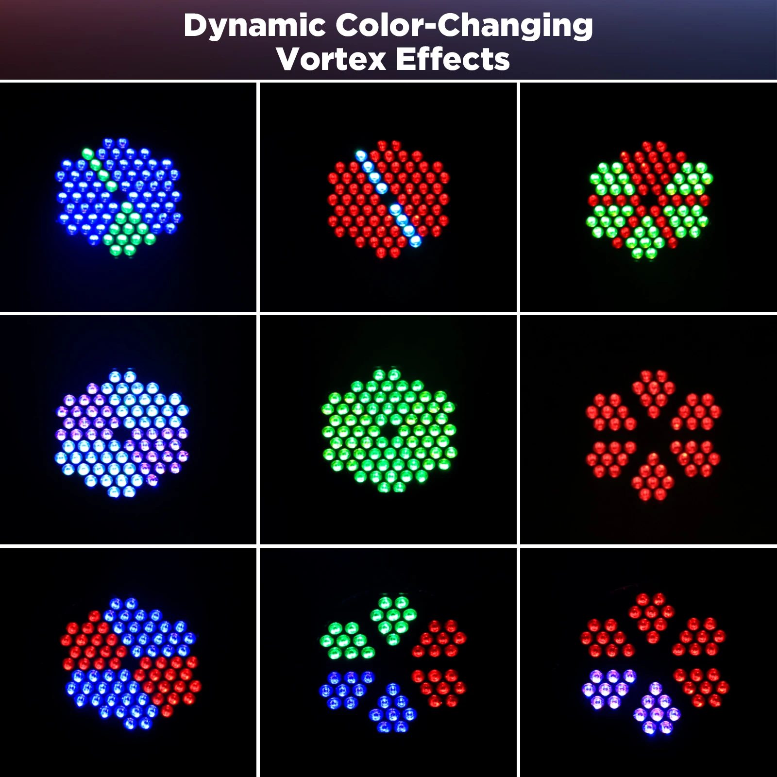 

Datewink 2/4Pcs RGB 72LEDs Par Lights With Remote Control Stage Lighting Effect DMX512 For DJ Disco Party Wedding Nightclub Bar