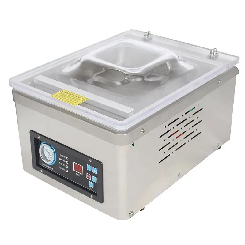 DZ-260D Single Chamber Vacuum Sealer Packing Machine For Apparel Food Beverage Commodity Chemical