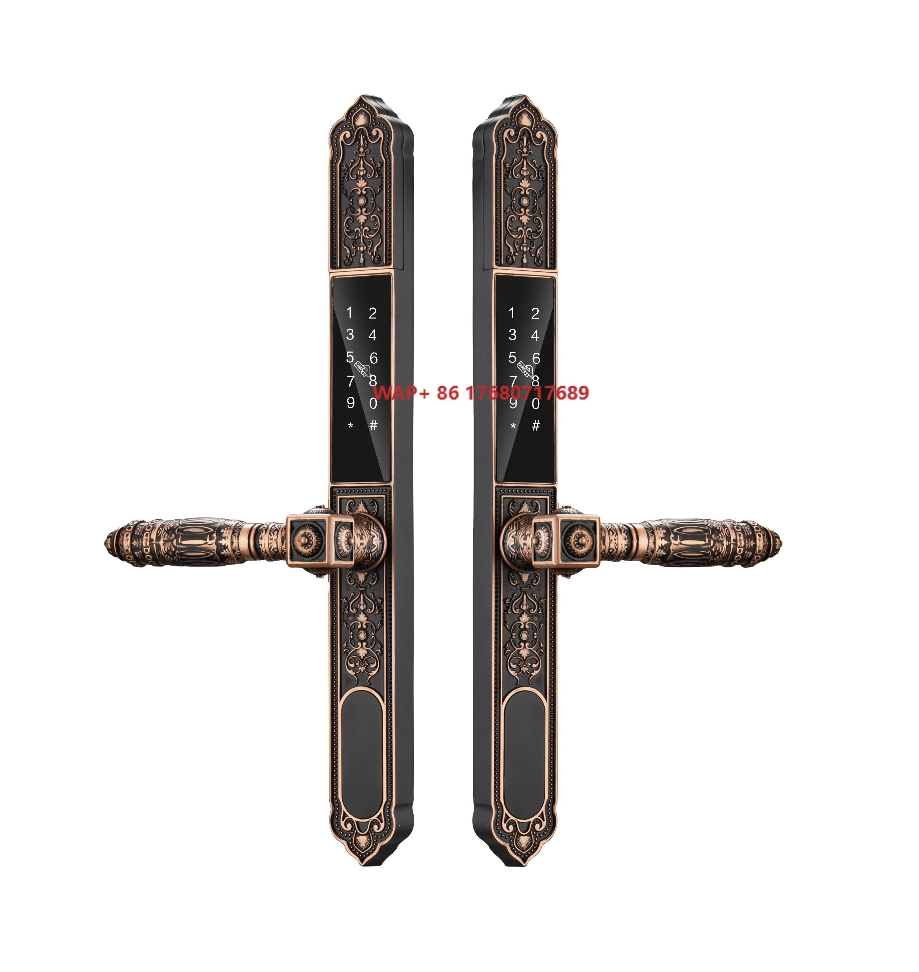 

Patio Fence Smart Lock with Fingerprint Recognition Can Use Door Locks