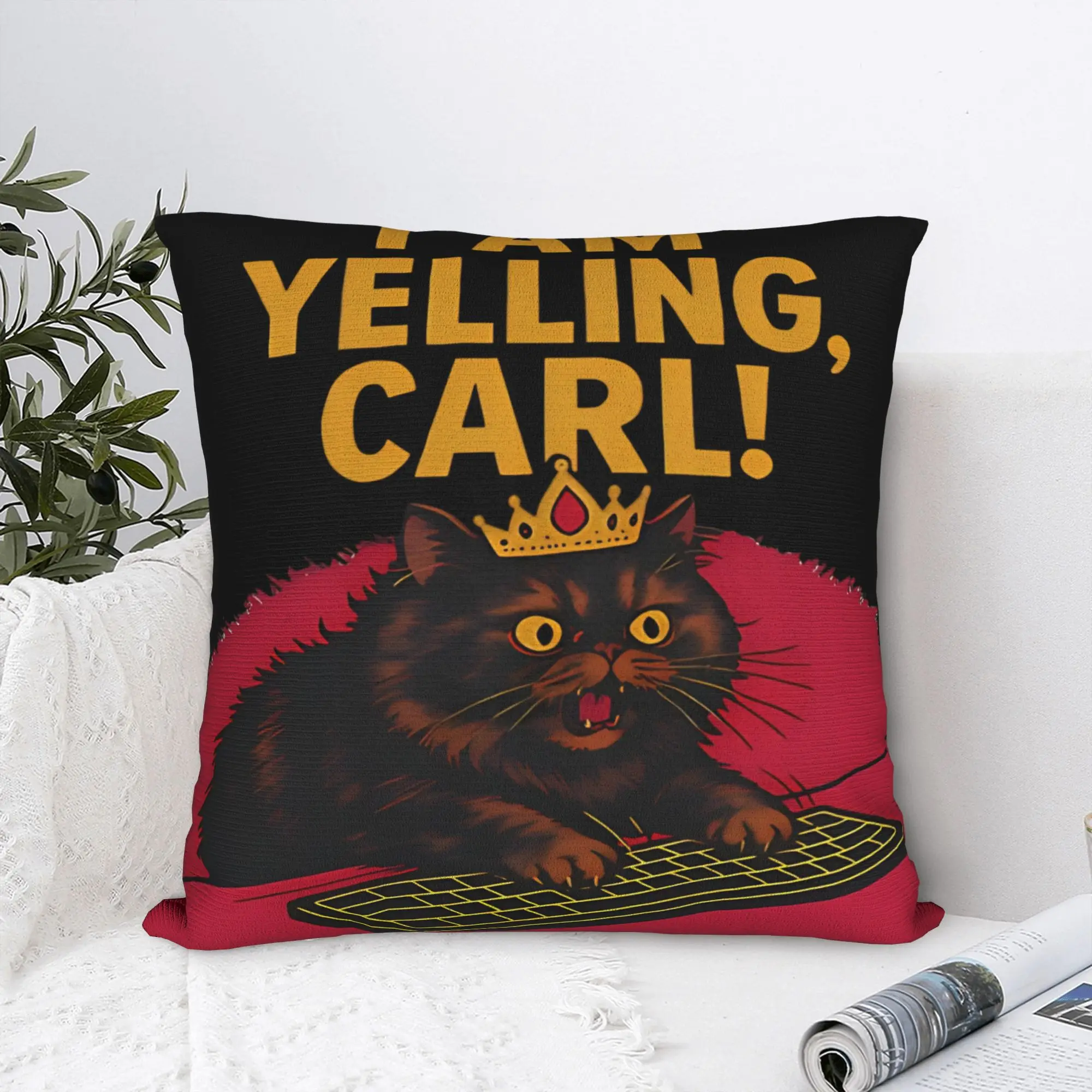 Sofa Decor Carl And The Princess Donut and Mongo Dungeon Crawler Carl  Pillowcases Accessories  Pillow Covers Square Multi Size