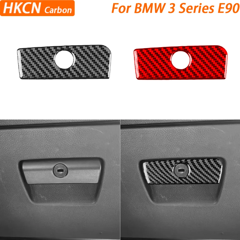 

For Audi Q3 2015—2018 Car Accessories Carbon Fiebr Copilot Storage Glove Box Handle Paenl Cover Trim Sticker Modification