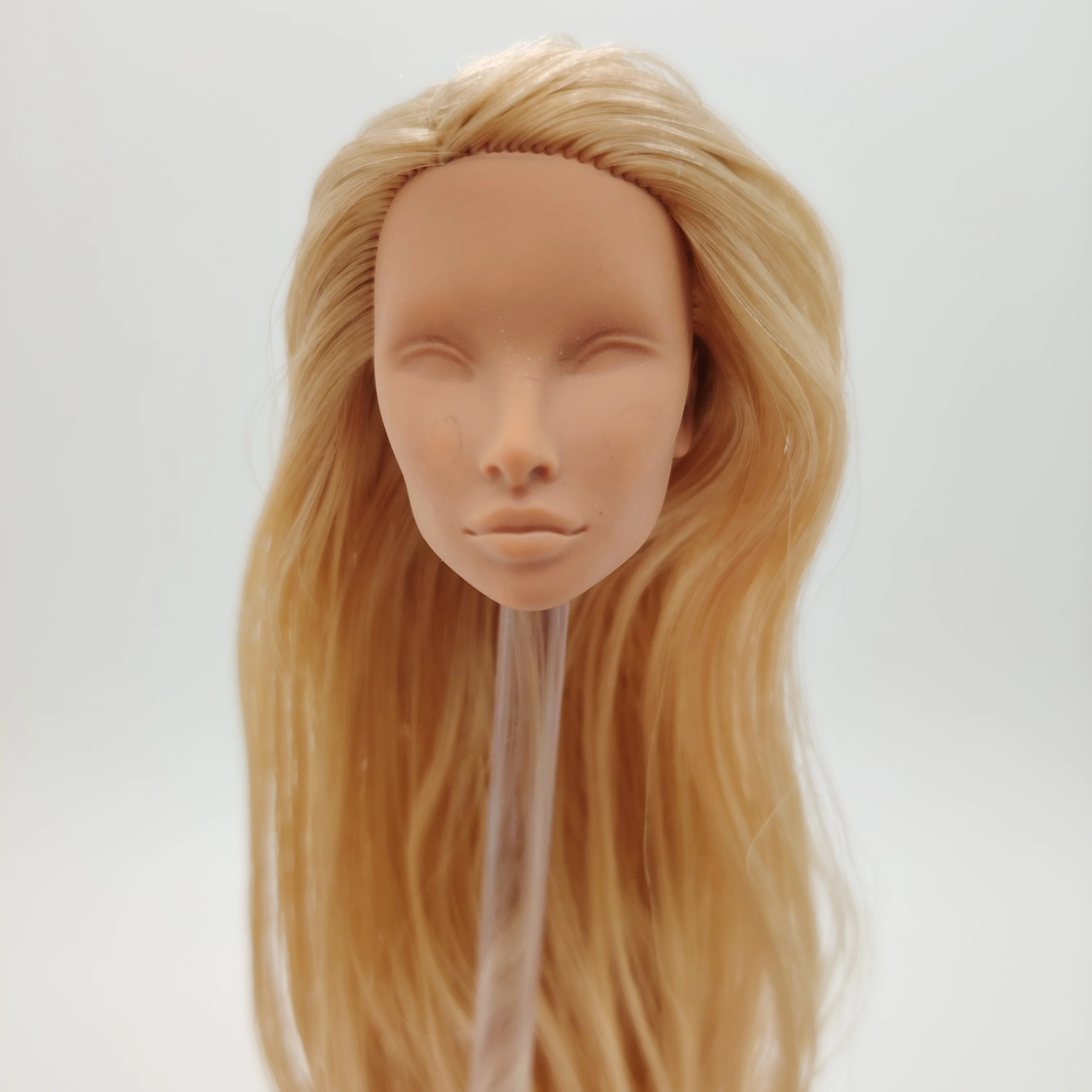 

Fashion Royalty Gold Hair Rerooted Natalia Fatale Nu.Face Latino Skin Unpainted Doll Head