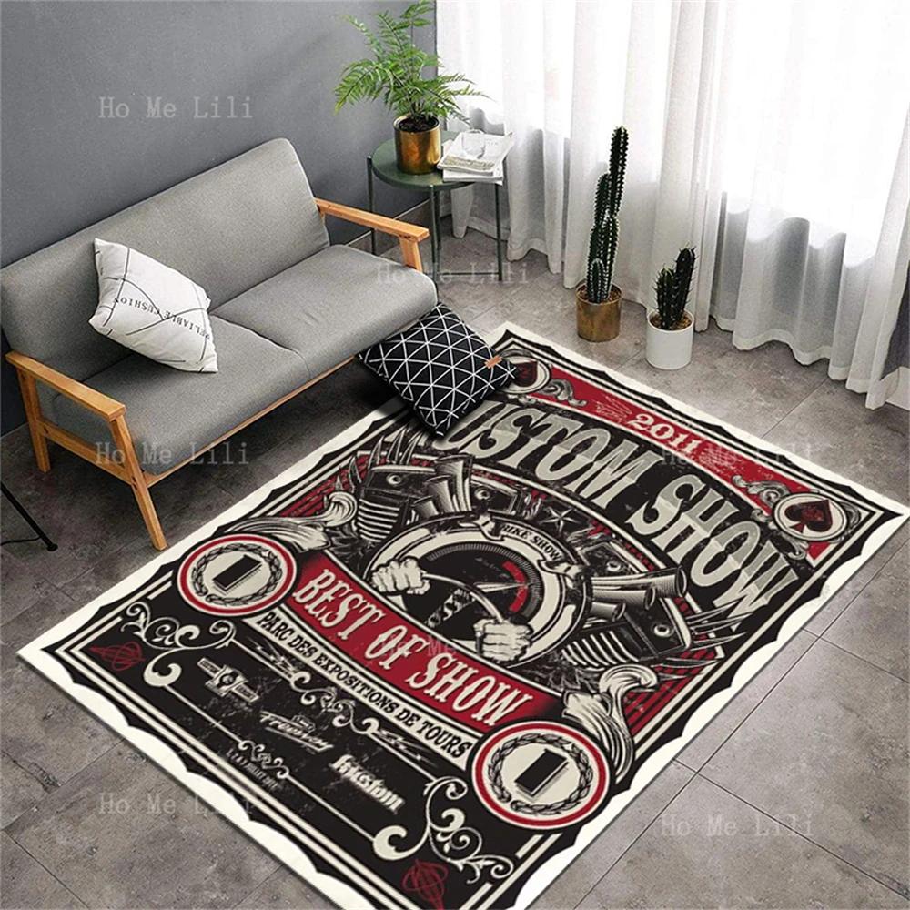 Five Fingers Death Fist Best Show Travel Exhibition Park Carpet Floor Decorated Living Room Kitchen Bedroom Garden