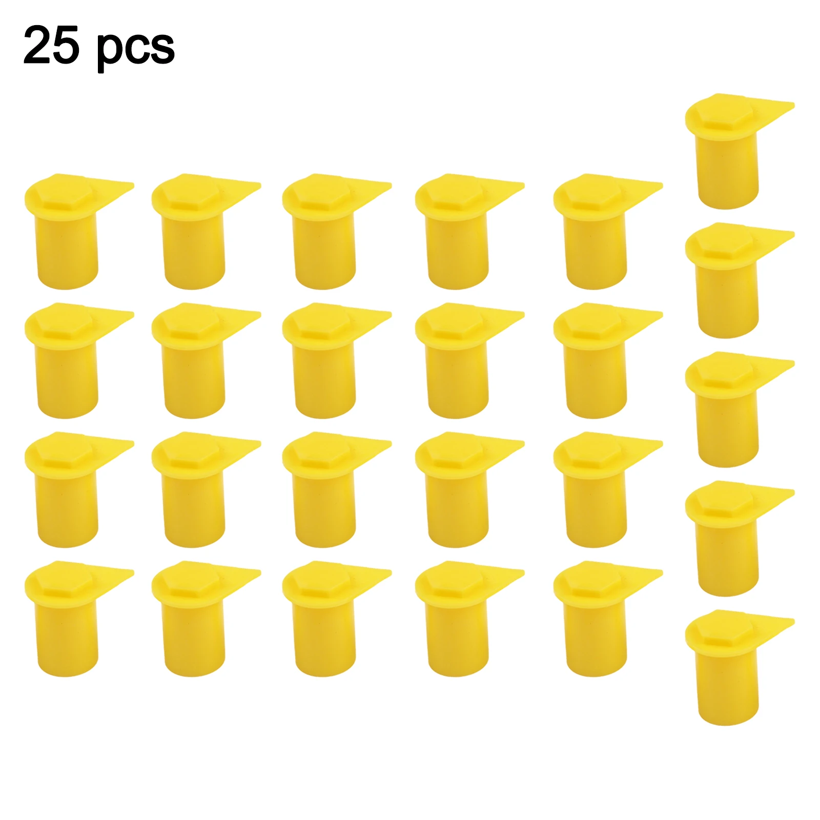 

25pcs 21mm Wheel Nut Indicators Yellow Safety Wheel Nut Indicator Replacement For Toyota For Hilux For Mazda BT50