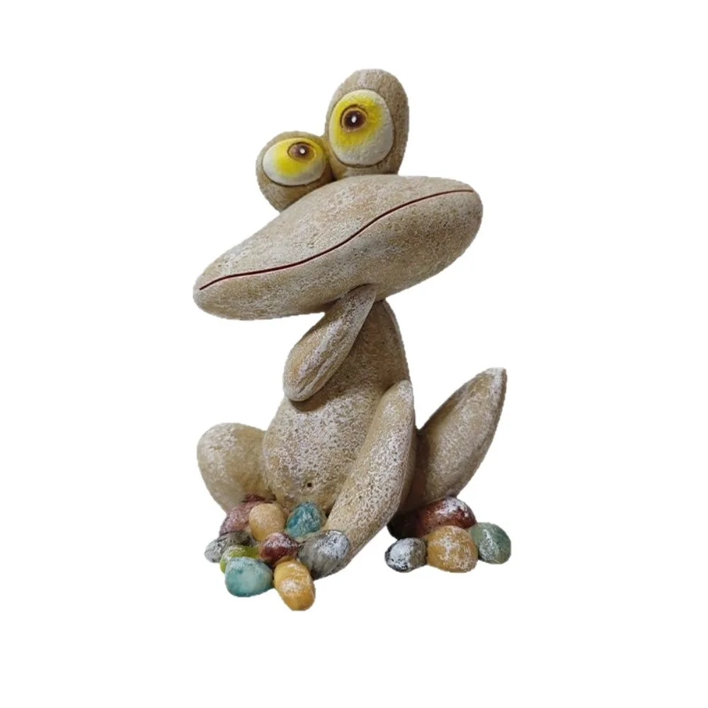 

Creative Resin Frog Statue Cartoon Handicraft Miniatures Figurine Cute Animal Sculpture Gift