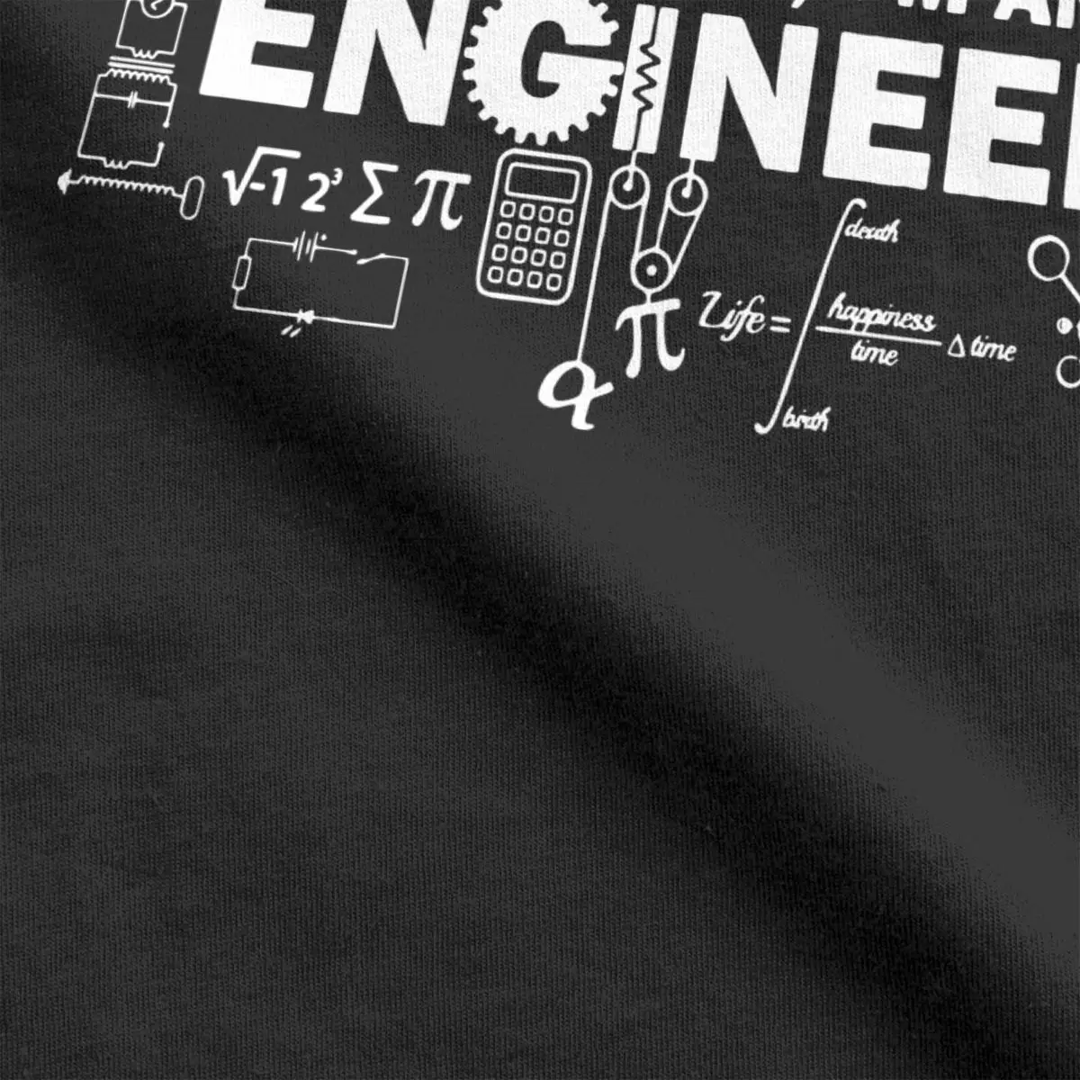 Trust Me I\'m AN Engineer T-Shirts Men Geek Nerd Science  Cotton Tee Shirt Round Collar Short Sleeve T Shirt Printed Clothing