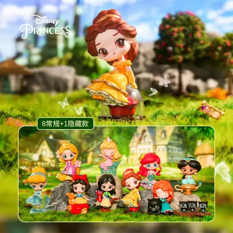

Disney Princess Fairy Town Series Blind Box Cute Snow White Petunia Ariel Mystery Box Mini Princess Toy Girl Birthday Gifts