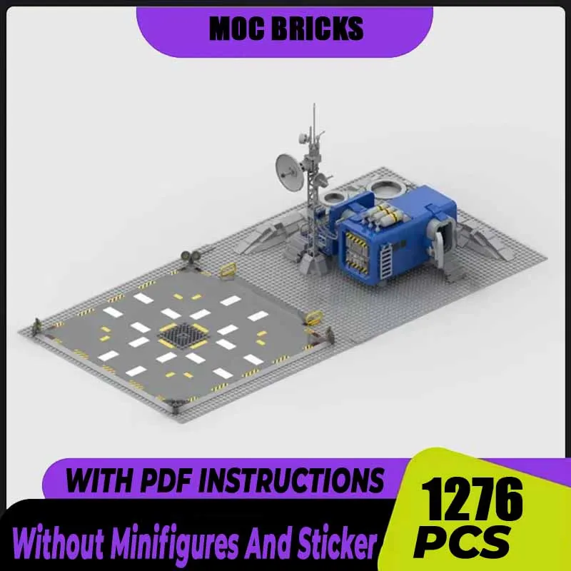 

Классическая космическая модель Moc, строительные кирпичи, новый Galaxy Outpost Explorer, технологические блоки, подарки, рождественские игрушки, наборы «сделай сам», сборка