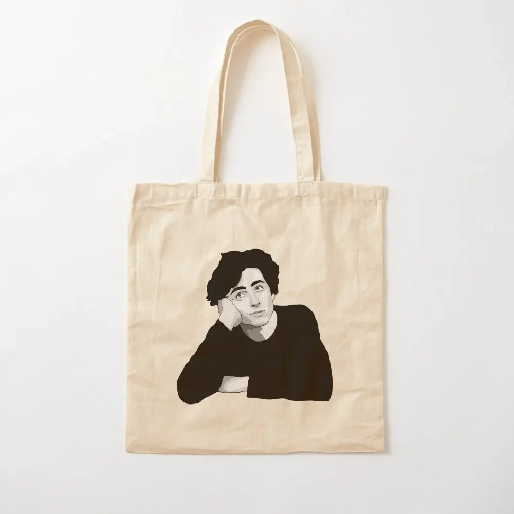 

Timothee Chalamet Tote Bag reusable shopping bags Custom bag Portable shopping bag custom tote