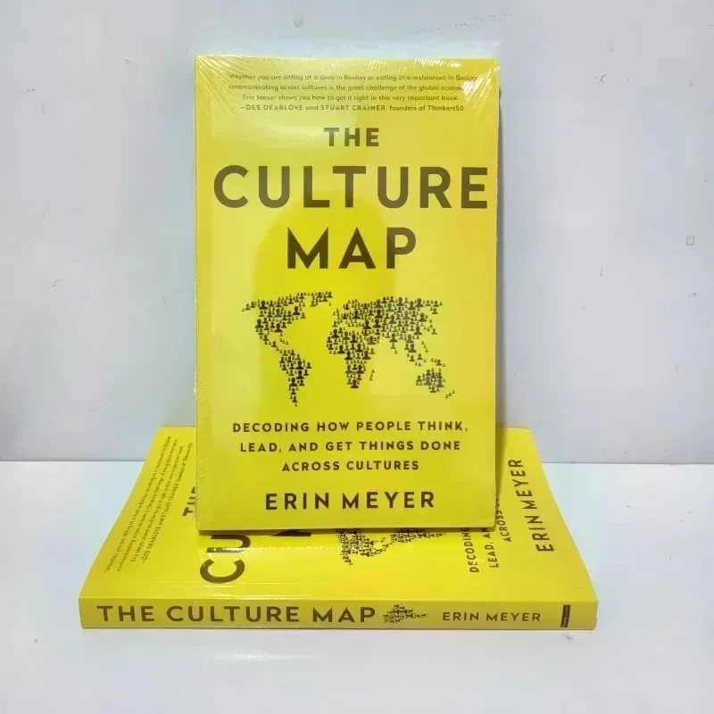 El mapa cultural de Erin Meyer, decodificación cómo las personas pensan, dejar y conseguir cosas hechas, libro de bolsillo en inglés