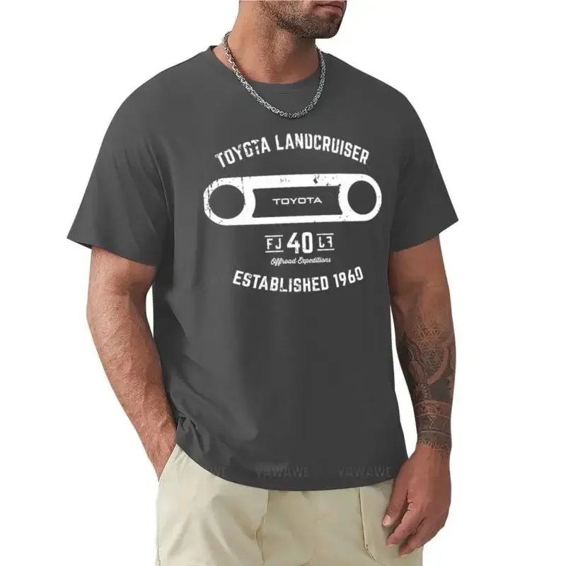 40 Series Land Cruiser FJ40 Round Frame Est 1960 T-shirt Pattern Personality Casual High Quality Printed Sweatshirt for Men Tops
