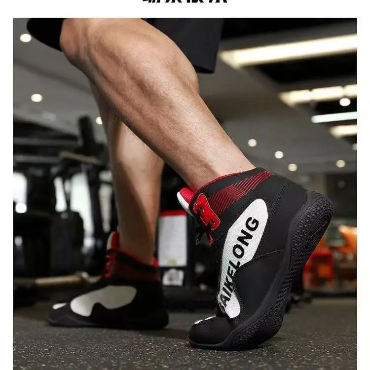 

New Arrival: Hot-Selling Lightweight Professional Anti-Slip Durable High-Quality Wrestling Shoes Training Shoes Boxing Shoes