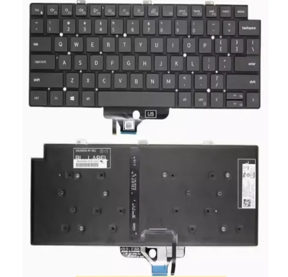 

Новая клавиатура для ноутбука с подсветкой, США для DELL Latitude 5320 5330 5340 7330, 2 в 1 P138G