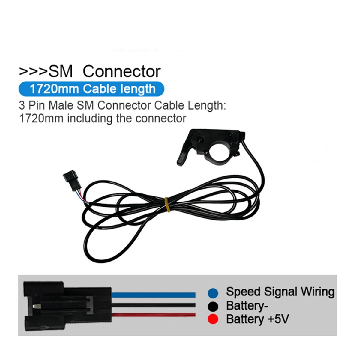 A72Z FF-009 Acceleratore a pollice Smontaggio rapido Sinistra Destra Acceleratore a pollice universale Accessorio per rimontaggio mountain bike B