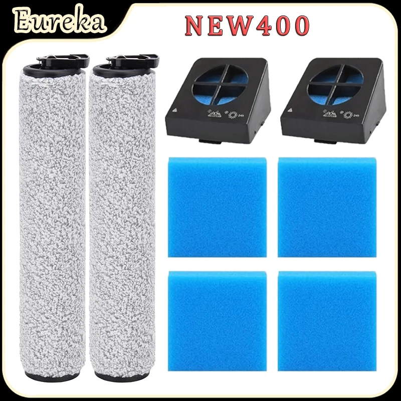 Accessoires pour aspirateur robot Eureka NEW400, brosses, rouleaux, filtres éponge, pièces de rechange