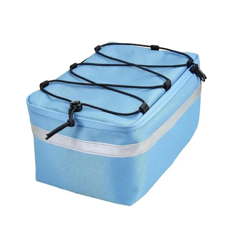 

R6FE Road Bike Rear Rack Bag Waterproof Oxford Cloth Bicycles Saddles Panniers Bag Cycling Trunk Bag for Outdoor Travel Commutes