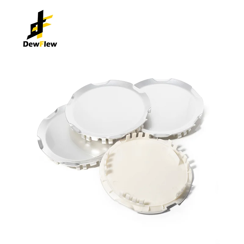 

DewFlew 1/4Pcs Out 167mm(6.57") Inner 150mm(5.91") Rim Center Cap For 2010-2017 TERRAIN 17" 6 SPOK SILVER WHEEL 05449 05642 ABS