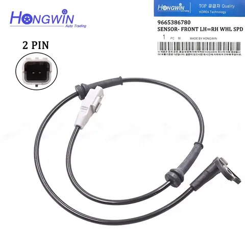 1/2 pz ABS sensore di velocità della ruota anteriore LH RH adatto Citroen C4 DS4 DS5 Peugeot 307 3008 308 5008 RCZ 9665386780 96386487 96436596