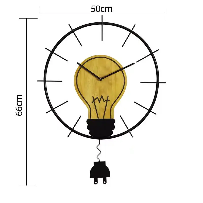 Creative personality fashion simple home living room dining room children's room study decoration silent wall clock