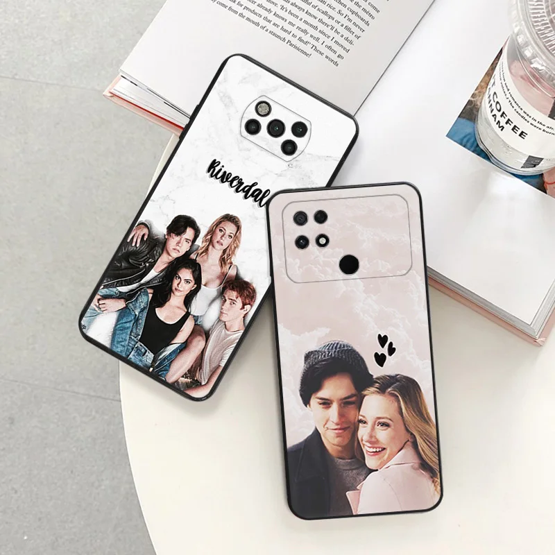 Black Matte Riverdale Serpents Anti-Drop Phone Case For Xiaomi Poco C51 C50 C40 M5 M5S M4 M3 X5 X4 X3 Pro F5 F4 F3 GT F1 Cover