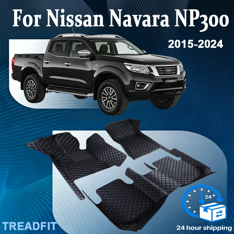 Alfombrillas de Lujo para Auto Nissan Navara NP300 D23 2024 2023 2022 2021 2020 2019 2018 2017 2016 2015 Frontier, Accesorios para Auto