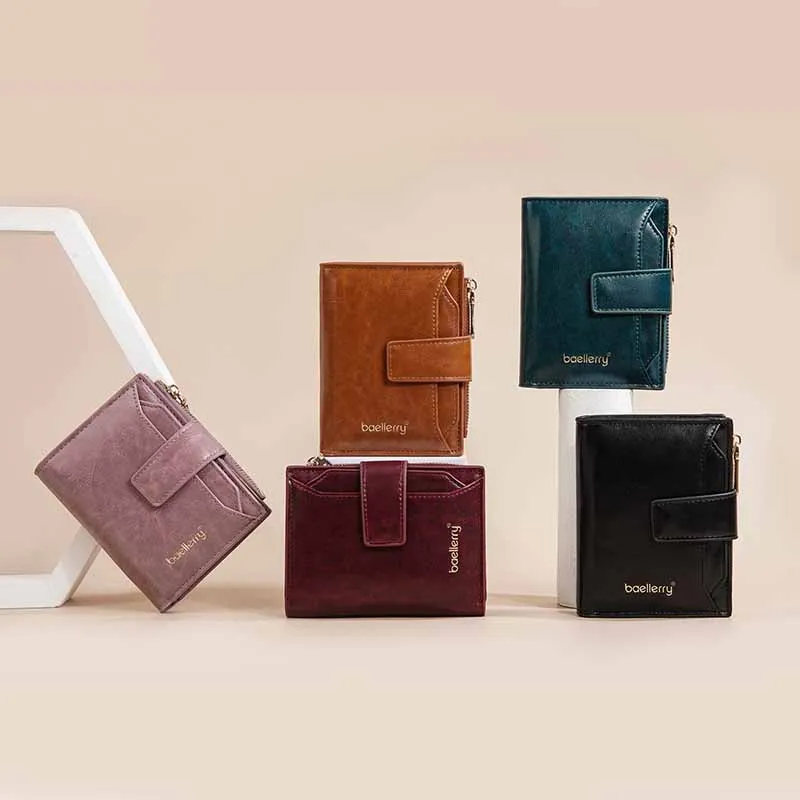 

New Women Multi-functional Driver License Wallets High Quality Bank Card ID Holders Credit Organizer Portable Small Short Purse