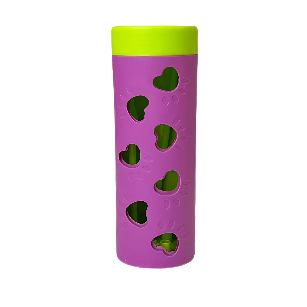 Neues Hunde-Slow-Feeder-Spielzeug mit Leckerli-Spender, Langlebiges Rollendes Leck- und Kauspielzeug zur Langeweile-Bekämpfung, 1 Stück – Detail 7